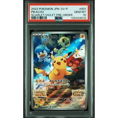 Pokémon TCG: Pikachu #001 PSA 10 - Japanese