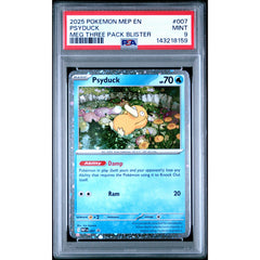 Pokémon TCG: Psyduck #007 PSA 9 - Mega Evolution Promo
