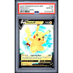 Pokémon TCG: Pikachu V #198 PSA 10