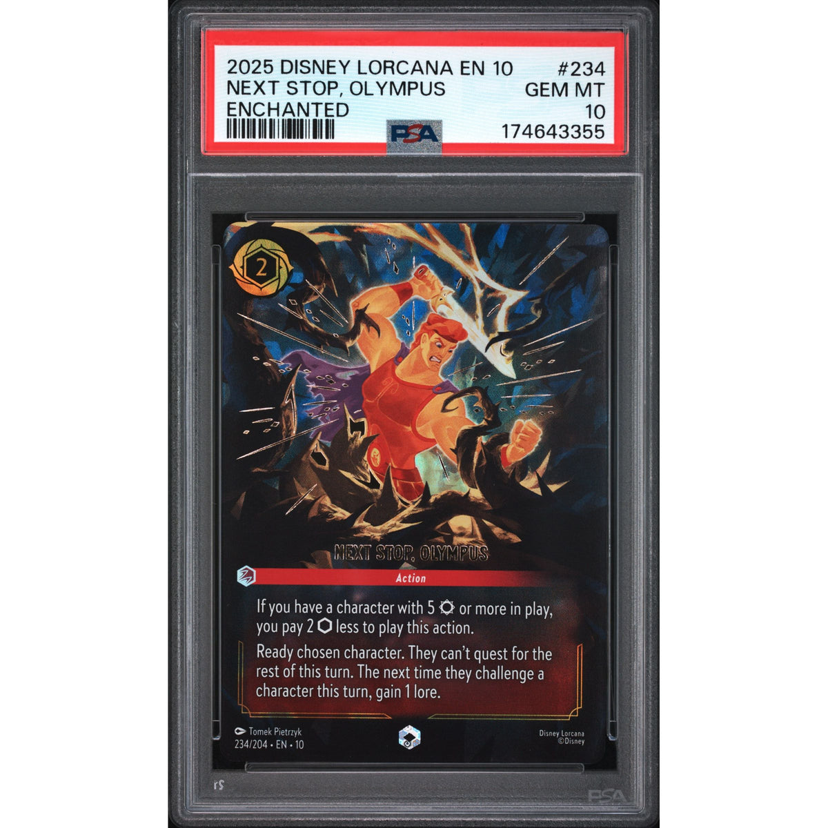 Lorcana: Next Stop, Olympus #234 PSA 10-174643355