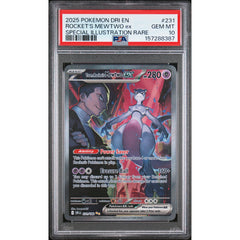 Pokémon TCG: Rocket's Mewtwo Ex #231 PSA 10 - Destined Rivals