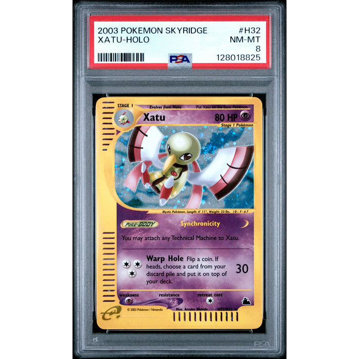 Pokémon TCG: Xatu H32 PSA 8 Holo - Skyridge