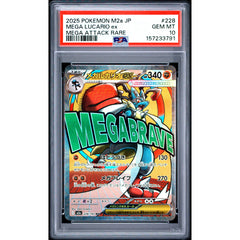 Pokémon TCG: Mega Lucario Ex #228 PSA 10