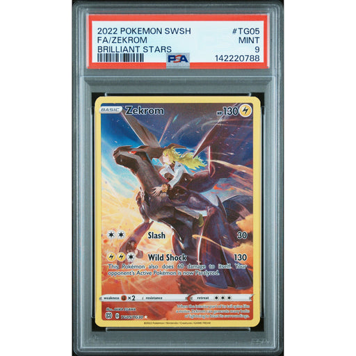 Pokémon TCG: Zekrom TG05 PSA 9 - Brilliant Stars-142220788
