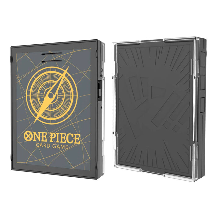 Front and back view of the One Piece Card Game: Sound Loader Volume 2 - Enel deck case.