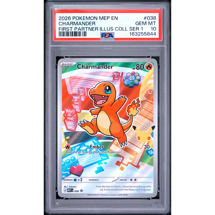 Pokémon TCG: Charmander #038 PSA 10-163255844