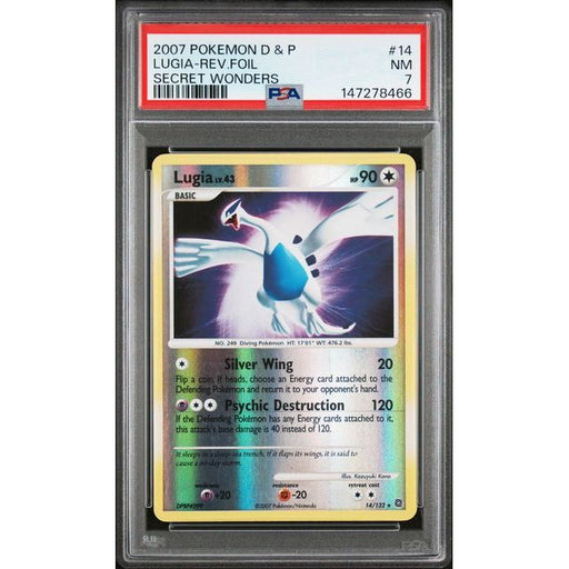 Pokémon TCG: Lugia Reverse Holo #14 PSA 7-147278466