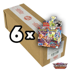 Pokemon: Obsidian Flames Booster Box Case (Scarlet & Violet 3)