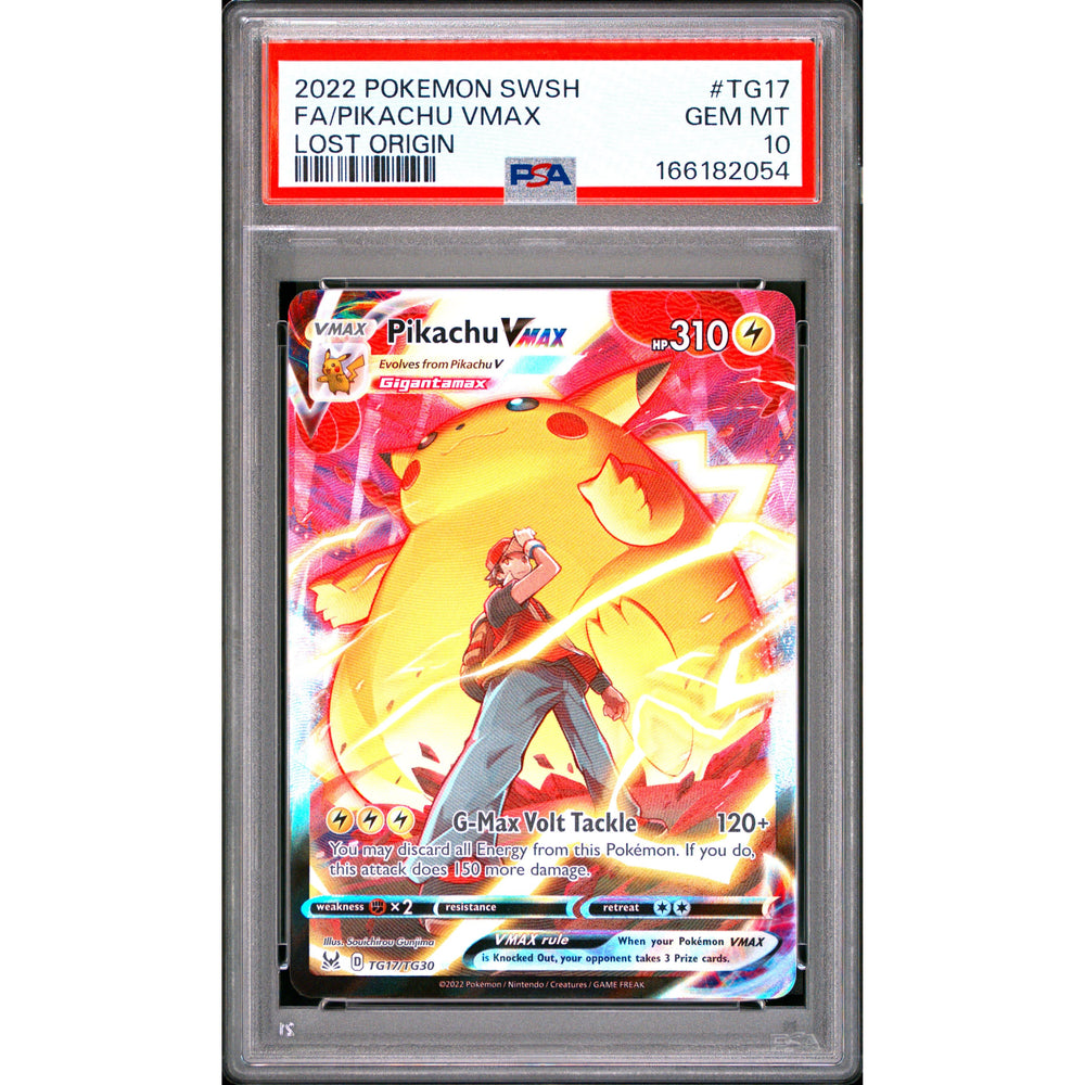 Pokémon TCG: Pikachu Vmax #TG17 PSA 10 - Lost Origin Trainer Gallery