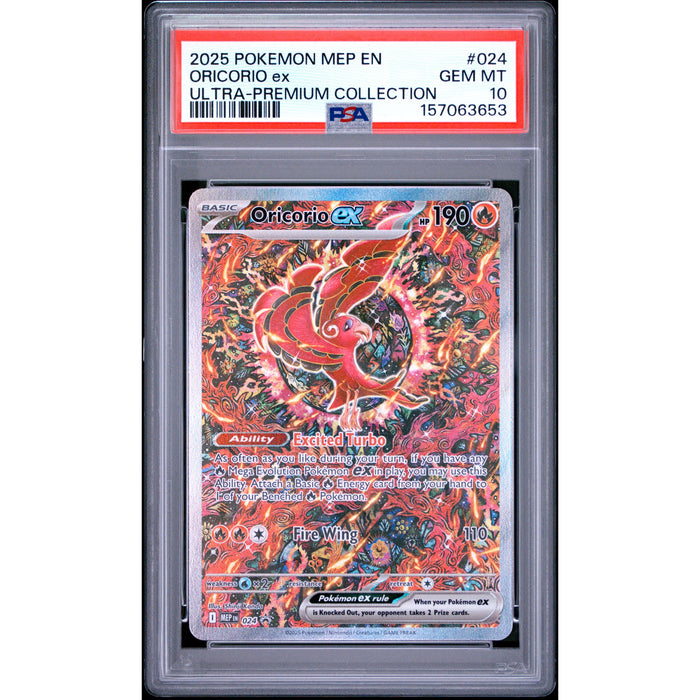Pokémon TCG: Oricorio Ex #024 PSA 10-157063653