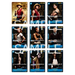 A grid of nine One Piece Card Game: Premium Card Collection - Live Action Edition collectible trading cards featuring live-action character portraits.