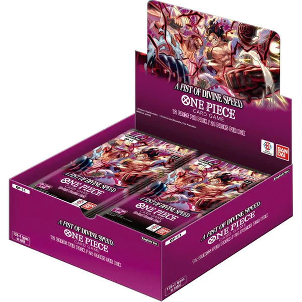 One Piece Card Game: OP11: A Fist of Divine Speed Booster Box