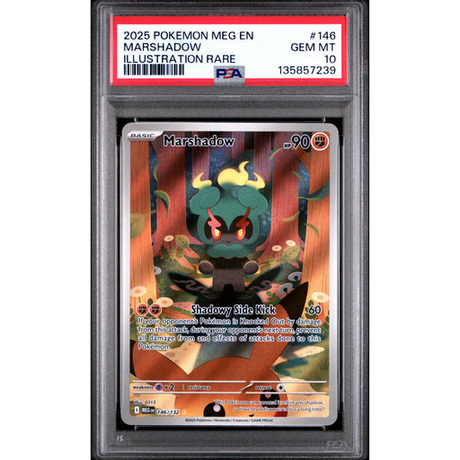 Pokémon TCG: Marshadow #146 PSA 10 - Mega Evolution-135857239