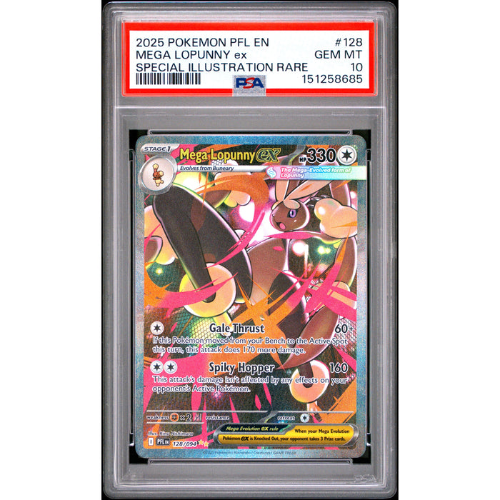 Pokémon TCG: Mega Lopunny Ex #128 PSA 10-151258685