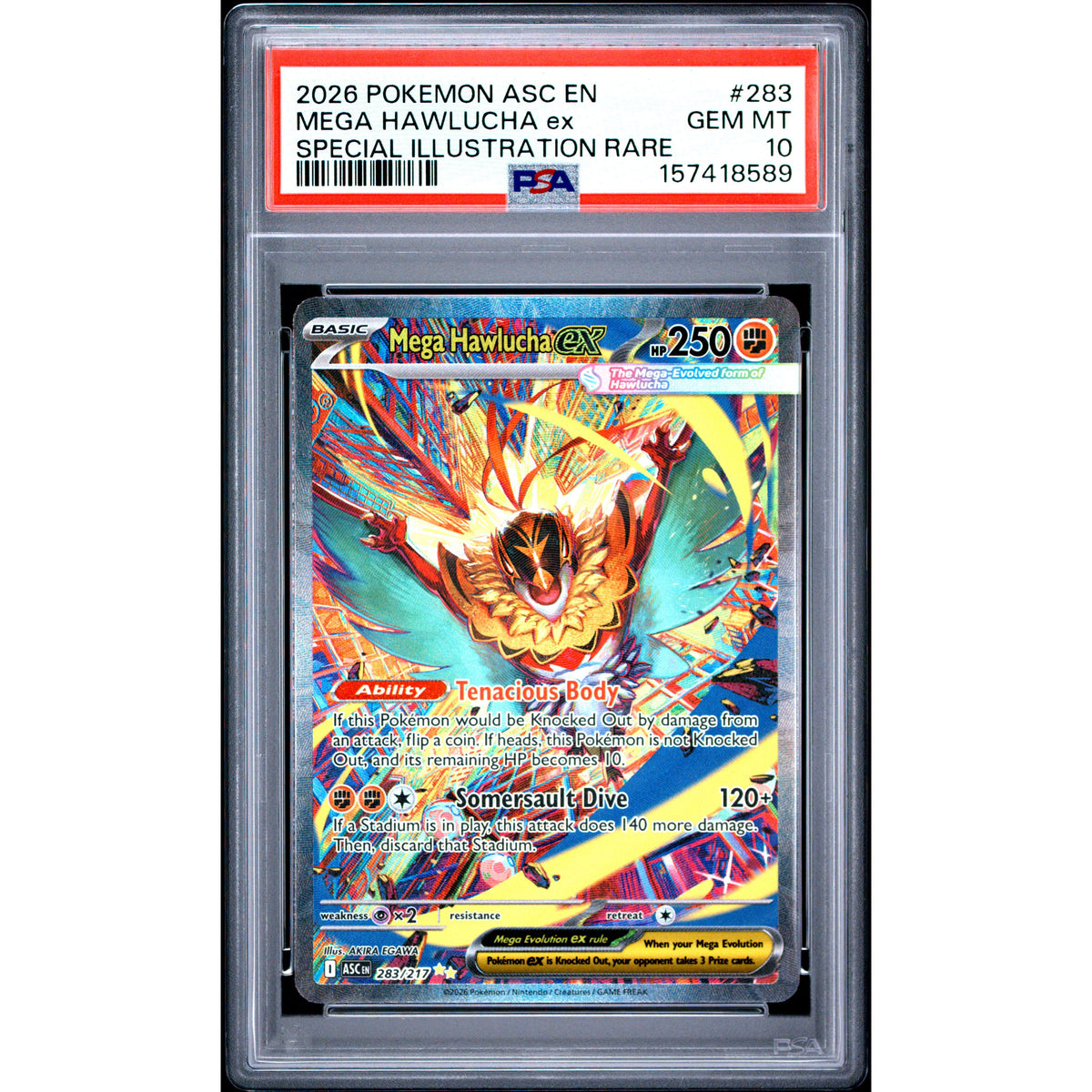 Pokémon TCG: Mega Hawlucha Ex #283 PSA 10-157418589
