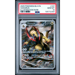 Pokémon TCG: Haxorus #147 PSA 10 - Black Bolt