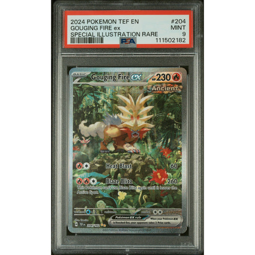 Pokémon TCG: Gouging Fire Ex #204 PSA 9-111502182