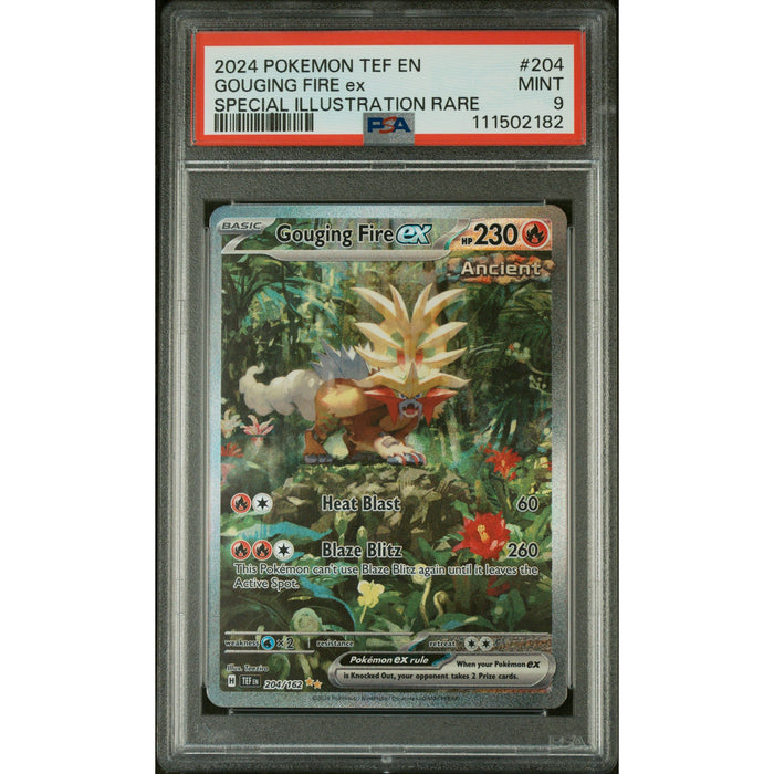 Pokémon TCG: Gouging Fire Ex #204 PSA 9-111502182