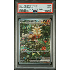 Pokémon TCG: Gouging Fire Ex #204 PSA 9