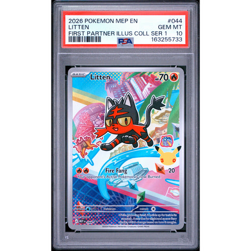 Pokémon TCG: Litten #044 PSA 10-163255733