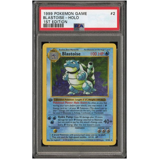 PSA: Blastoise Holo 002/102 - 1st Edition - Base Set