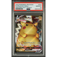 Pokémon TCG: Pikachu Vmax #031 PSA 10 - Japanese