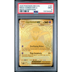 Pokémon TCG: Mega Gardevoir Ex #187 PSA 9 - Mega Evolution
