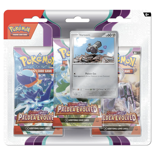 Paldea Evolved 3-pack blister - Varoom Promo