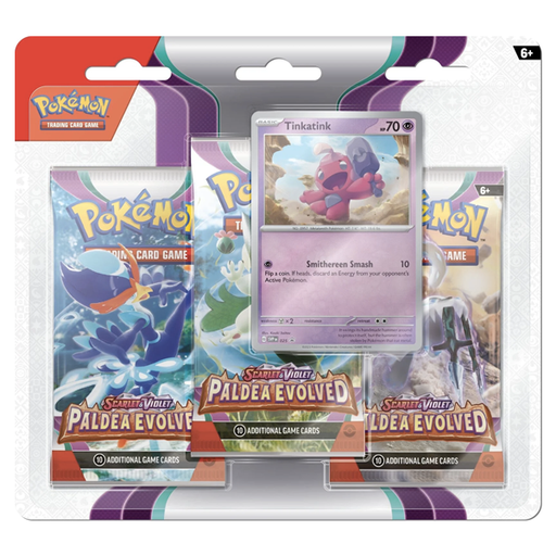 Paldea Evolved 3-pack blister - Tinkatink Promo