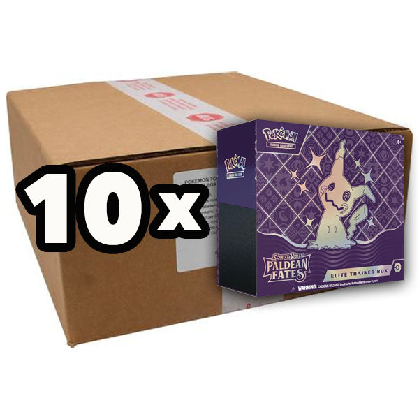 paldean fates booster box case Buy Paldean Fates Elite Trainer Box Case - 10 ETBs