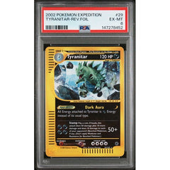 Pokémon TCG: Tyranitar Reverse Holo #29 PSA 6 - Expedition Base Set