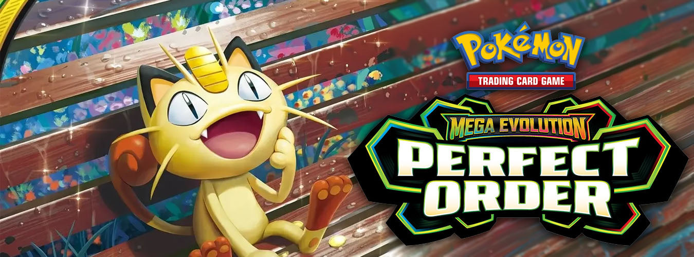Perfect Order Label Pokémon TCG Perfect Order – Mega Evolution kort & nyheder | Rogerz.dk