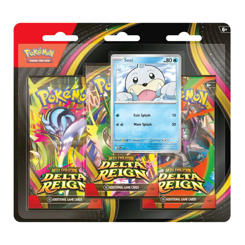Pokémon TCG: Delta Reign - Seel 3-Pack Blister