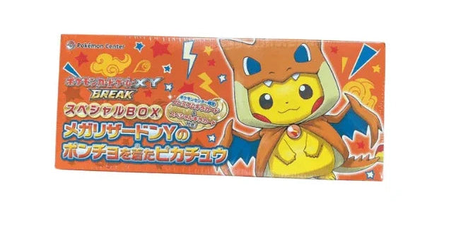 Pokémon TCG: Special Box: Poncho Pikachu & Mega Charizard Y - Japanese