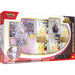 The Pokémon Company’s Pokémon TCG: 30th Celebration Figure Collection includes a Mewtwo card, several booster packs, and a Mewtwo figure in packaging with Mewtwo and Pikachu graphics.