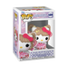 Funko POP! Sanrio: Hello Kitty K-Pop Outfit #139 by Funko, comes in a display box. Hello Kitty is dressed in a pink and white K-pop-inspired outfit with a bow and star accent in her hair. The packaging features pastel colors and includes a window to showcase the vinyl figure.