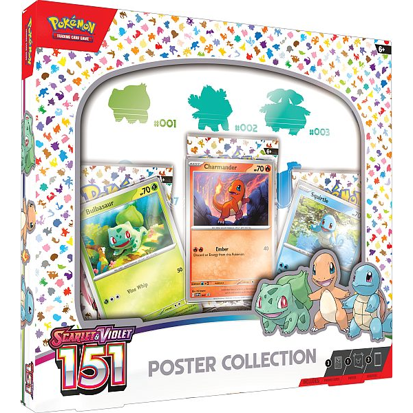 Pokémon TCG: Scarlet & Violet - 151 Poster Collection Box (Scarlet & Violet 3.5)