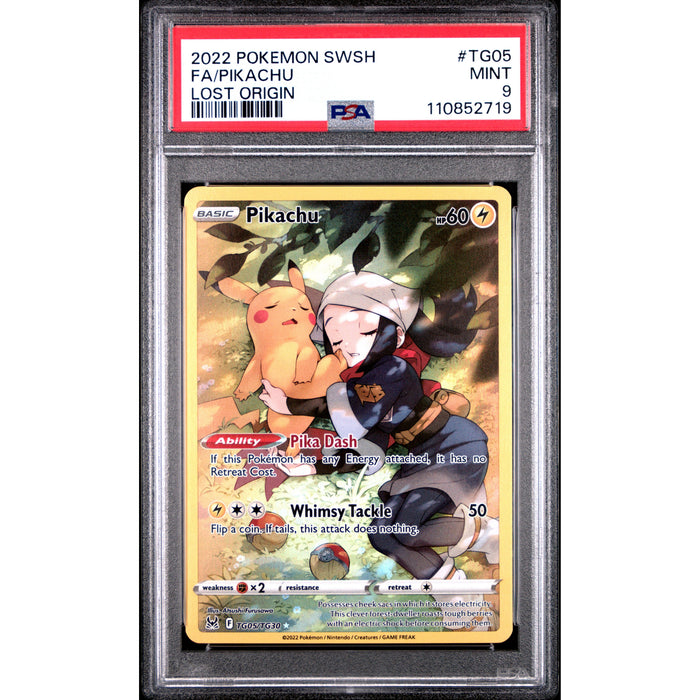 Pokémon TCG: Pikachu #TG05 PSA 9-110852719