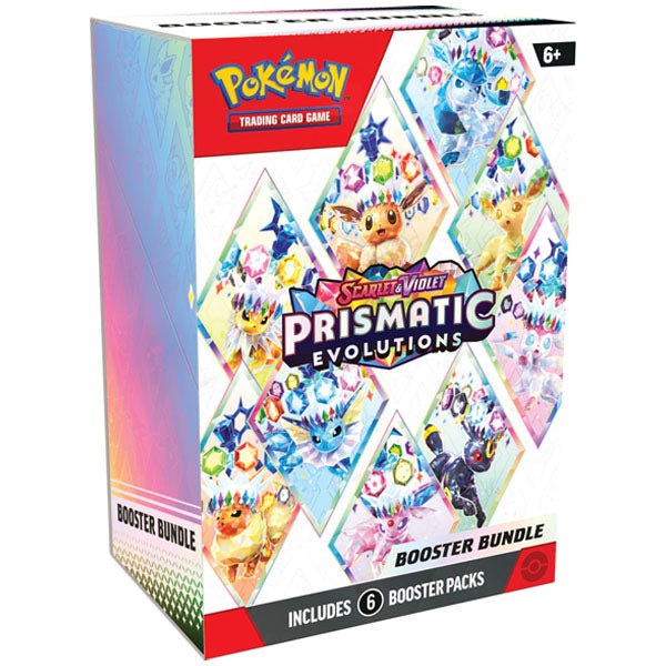 Prismatic Evolutions Booster Bundle Display
