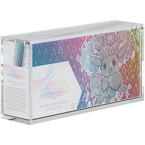 The Acrylic Box: Prismatic Evolution Super-Premium Collection Acrylic Case