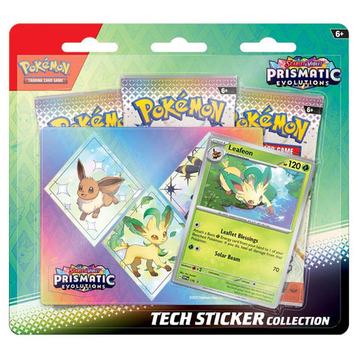 Prismatic Evolutions Tech Sticker Collection - Leafeon