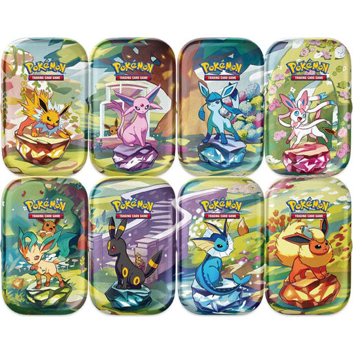 Prismatic Evolutions Mini Tin