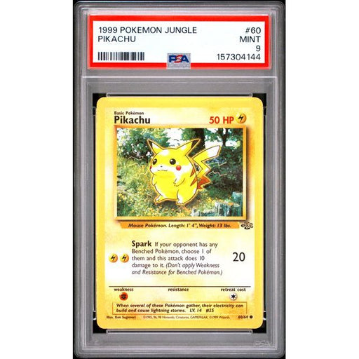 Pokémon TCG: Pikachu #60 PSA 9-157304144