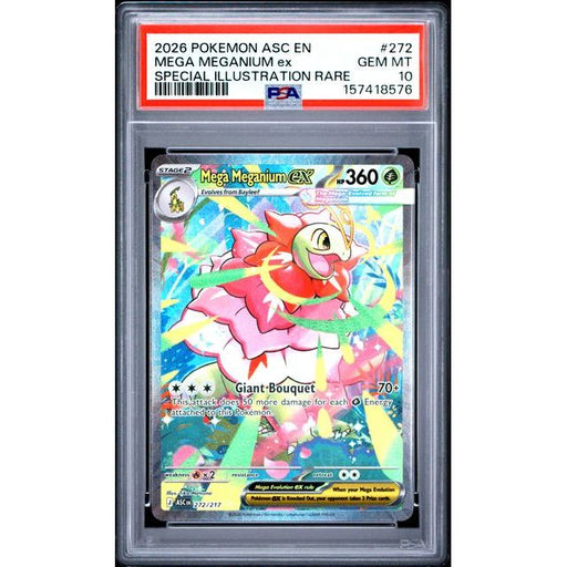 Pokémon TCG: Mega Meganium Ex #272 PSA 10-157418576
