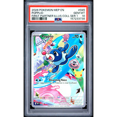 Pokémon TCG: Popplio #045 PSA 10