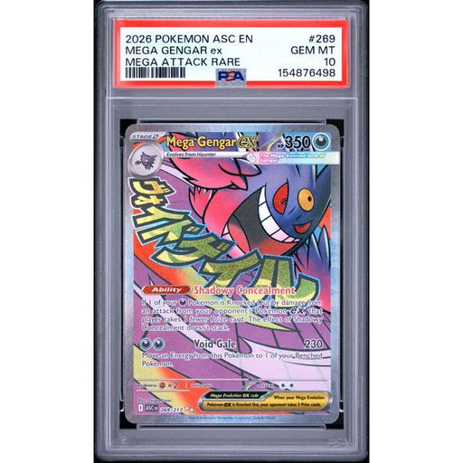 Pokémon TCG: Mega Gengar Ex #269 PSA 10-154876498