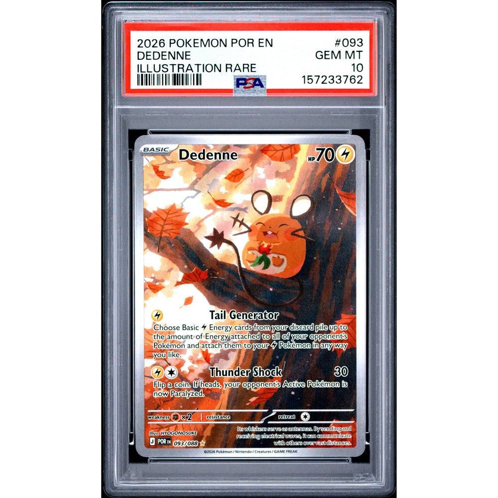 Pokémon TCG: Dedenne #093 PSA 10