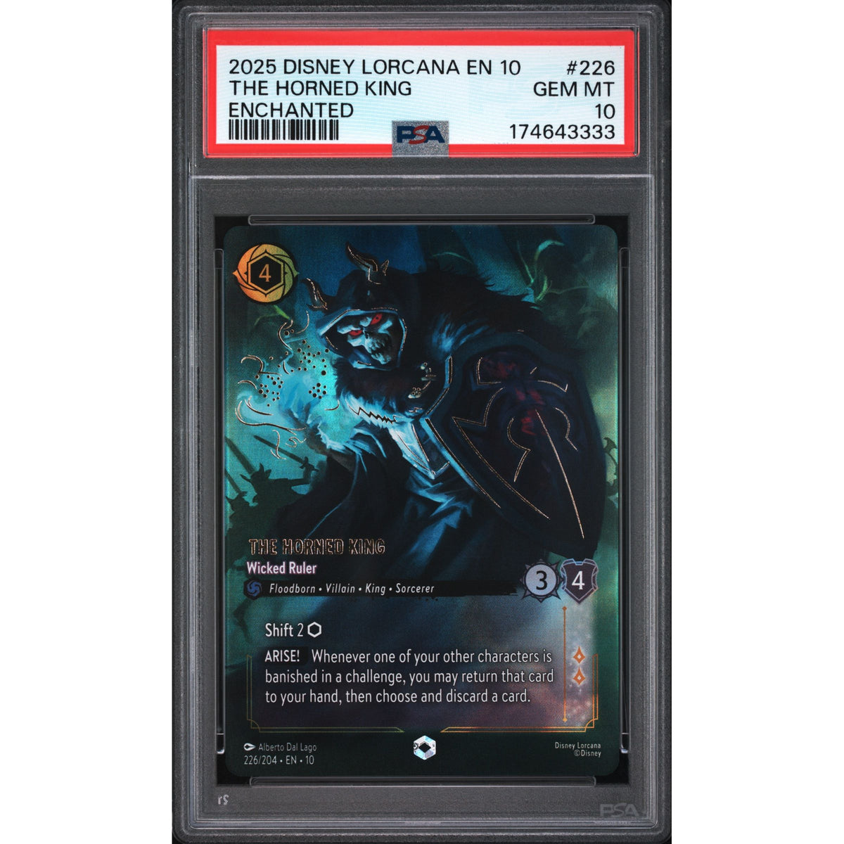 Lorcana: The Horned King #226 PSA 10-174643333