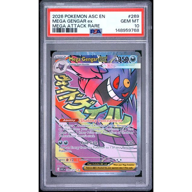 Pokémon TCG: Mega Gengar Ex #269 PSA 10-148959768