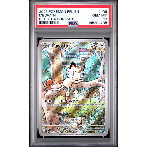 Pokémon TCG: Meowth #106 PSA 10 - Phantasmal Flames-145294735